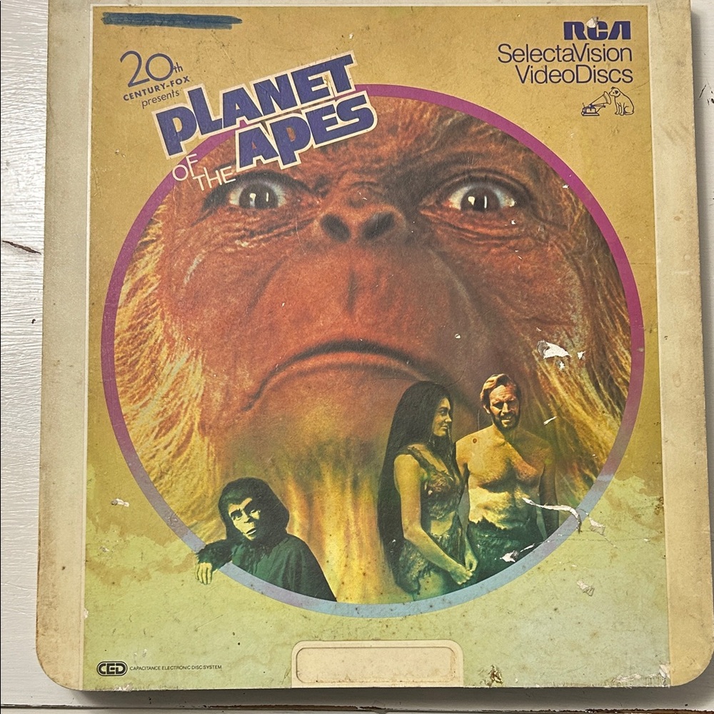 Planet of the Apes - Video Disc - 1967 Film - 20th Century Fox- Needs RCA Player